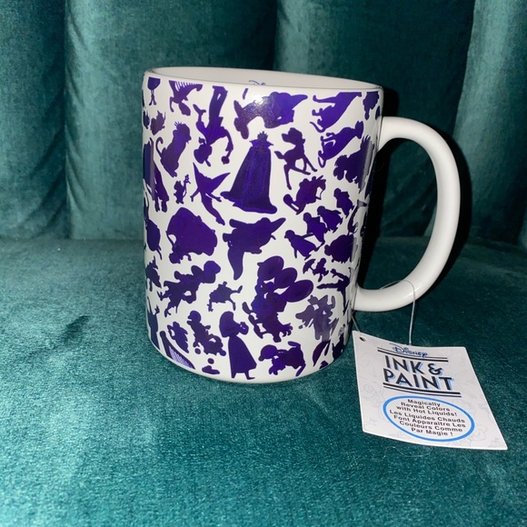 Disney Dining Disney Parks Ink Paint Color Changing Mug Poshmark